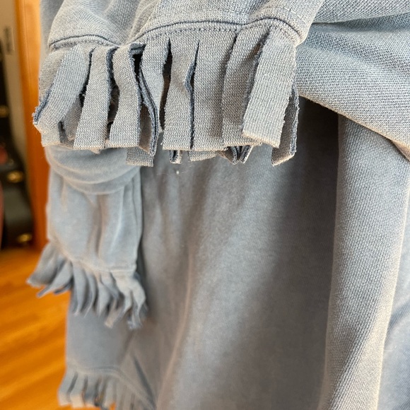 Comfort Colors beach oversized coverup or casual sweatshirt. Size xl. Slate blue - Picture 2 of 13